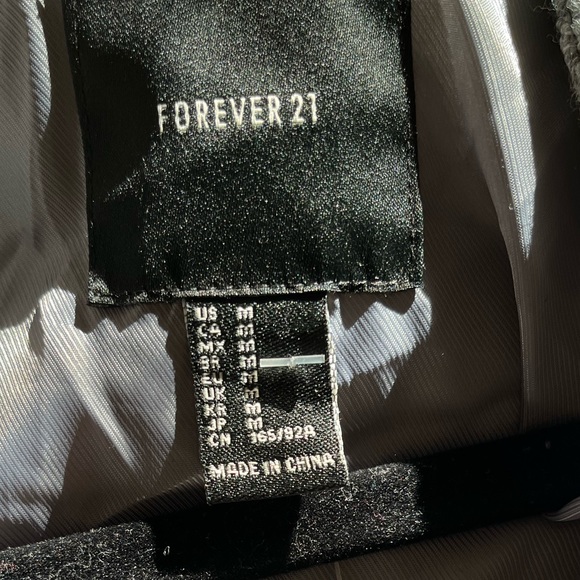 NWT rayon and wool wrap hooded coat Forever 21 - Picture 4 of 15